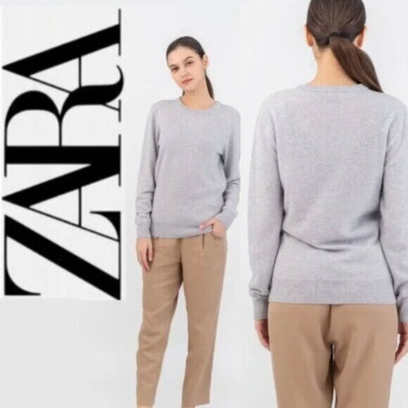 Zara Sweaters - ZARA Grey Sweater Medium​​​ Sleeved
